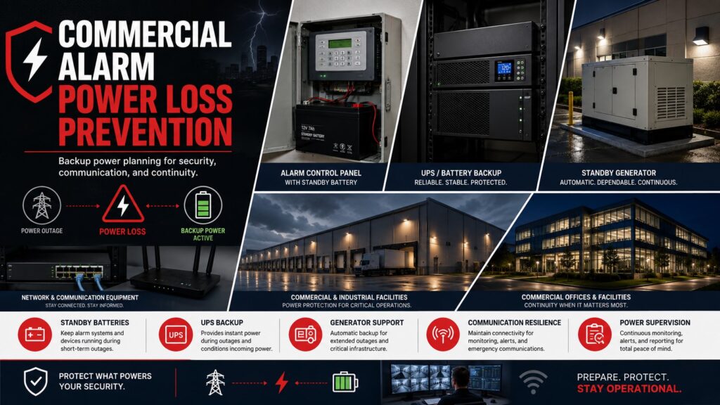 collage of pictures depicting tools for powerloss prevention and NFPA Codes